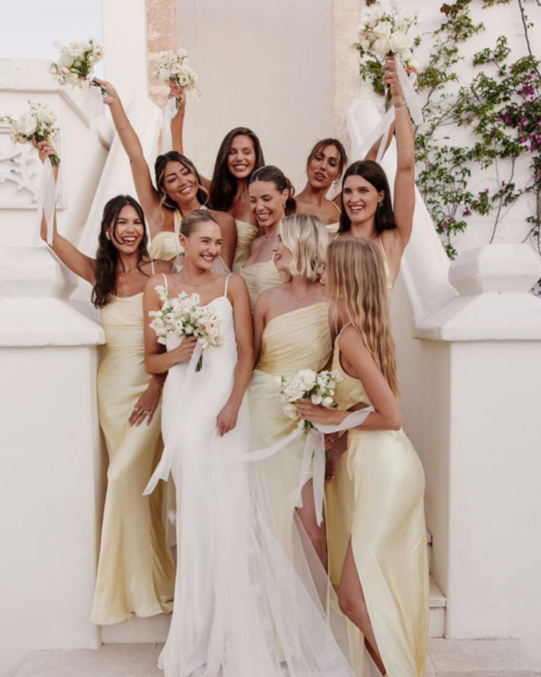 yellow bridesmaid dresses