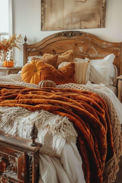 fall decor throw