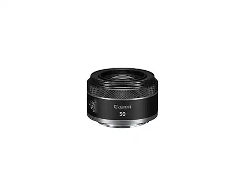 Canon RF50mm F1.8 STM Lens, Compatible with EOS R System Mirrorless Cameras, Fixed Focal Length Lens, Compact & Lightweight, Perfect for Everyday Shooting