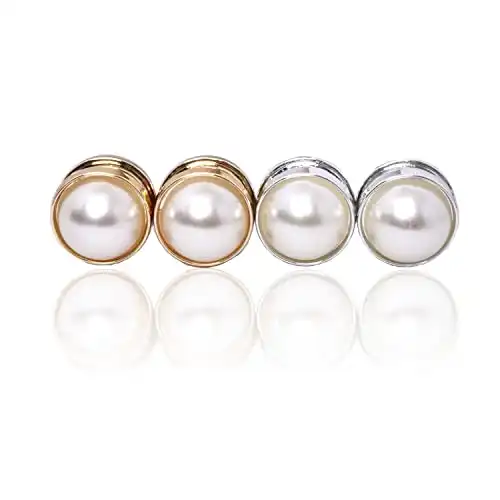 Strong Hijab Magnets Pearl Safety Magnetic Hijab Pins for Clothes Scarves Niqab Hijab Magnet for Women Girls Magnets for Hijab