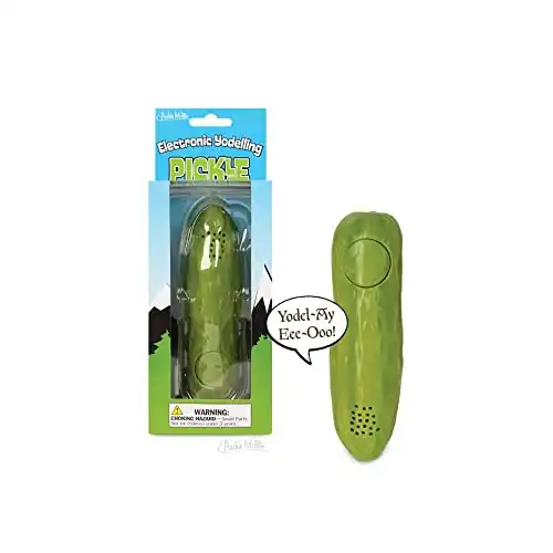 Archie McPhee Yodeling Pickle: A Musical Toy, Fun for All Ages, Great Gift, Hours of Mindless Entertainment, Multi-colored